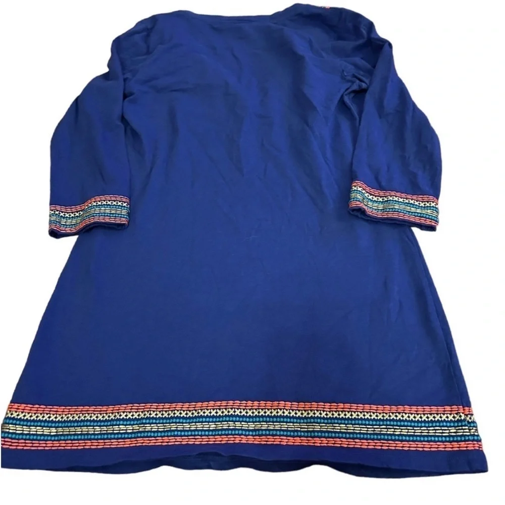 Boden Rosanna Jersey blue embroidered Tunic
Dress sz 6 - Picture 8 of 11